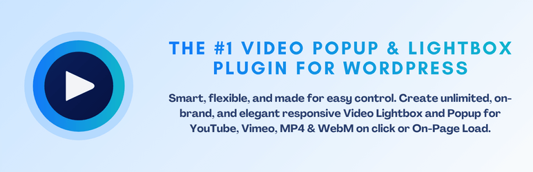 wordpress popup video plugin